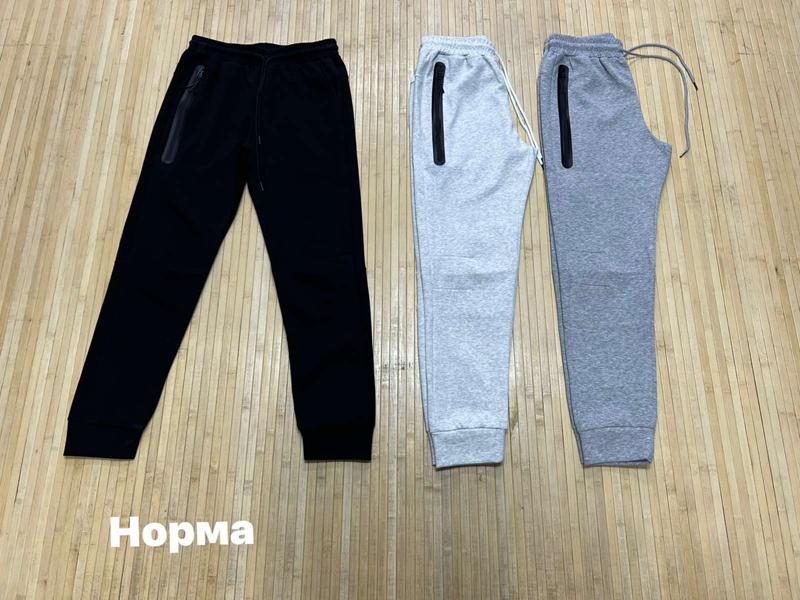Штаны спорт Navas (M-4XL) NW1709 black (деми)