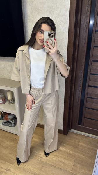 Костюм Valentina (42-48) 076 beige (деми)
