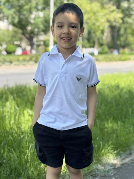 Футболка MirWear kids (6-11) MK125-316-2 white (лето)