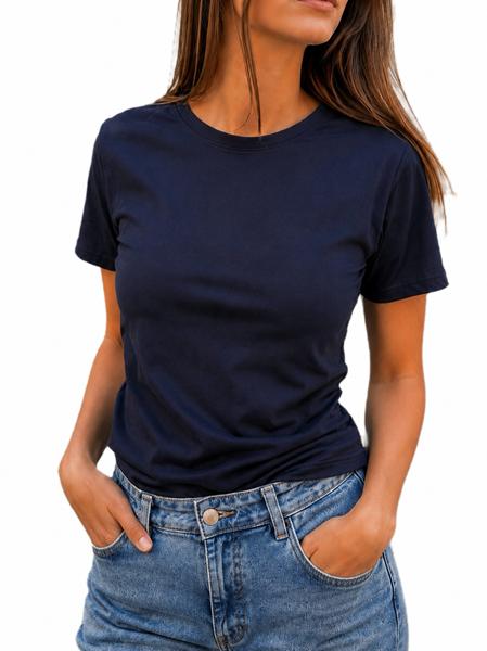 Футболка ALIA (46-54) AL234 navy (лето)