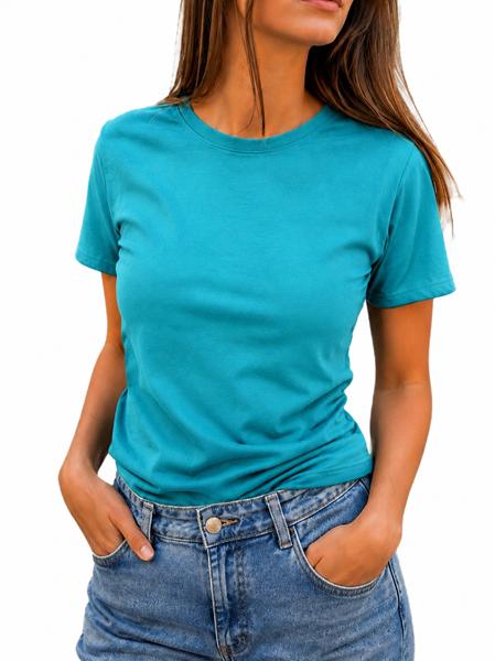 Футболка ALIA (46-54) AL241 l.blue (лето)