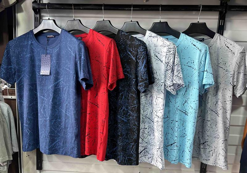 Футболка Vip Stendo (M-2XL) 5060 blue (лето)