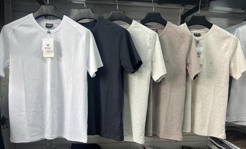 Футболка Vip Stendo (M-2XL) 5665 l.beige (лето)