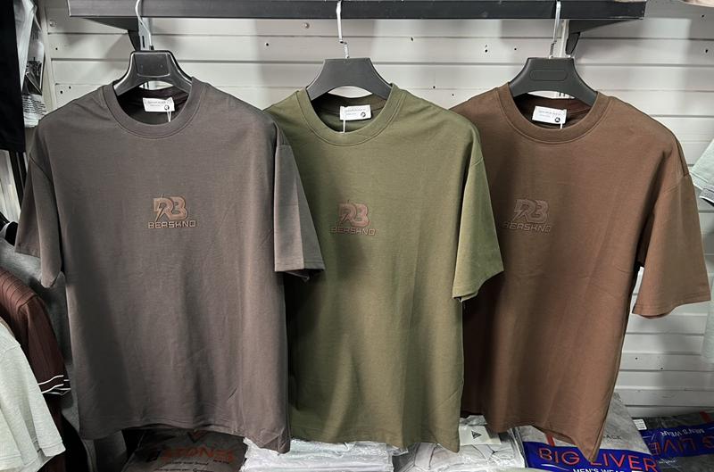Футболка Vip Stendo (XL-4XL) B251 khaki (лето)