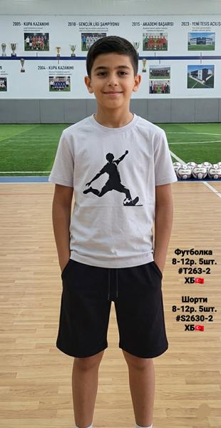 Футболка AMZ (8-12) A7-T263-2 white (лето)