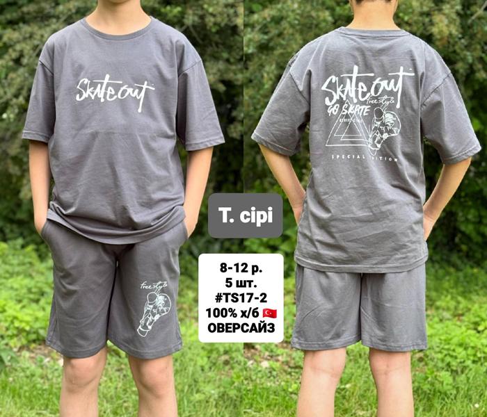 Костюм AMZ (8-12) TS17-2 grey (лето)