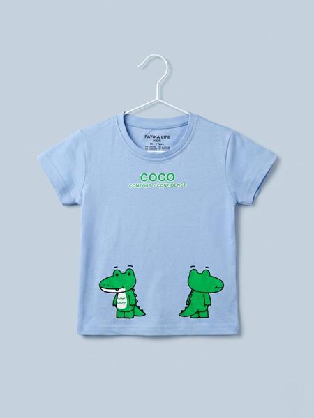 Футболка Dino (1-4) DN1056 l.blue (лето)