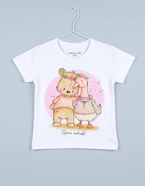 Футболка Dino (1-4) DN1064 white (лето)