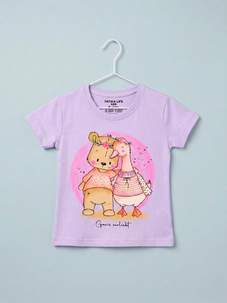 Футболка Dino (1-4) DN1065 purple (лето)