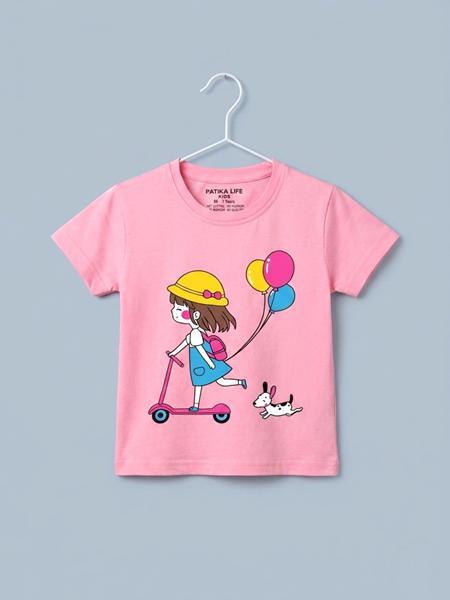 Футболка Dino (1-4) DN1069 pink (лето)