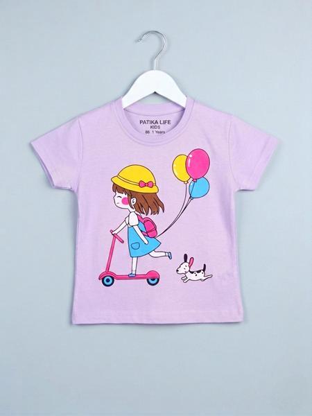 Футболка Dino (1-4) DN1071 purple (лето)