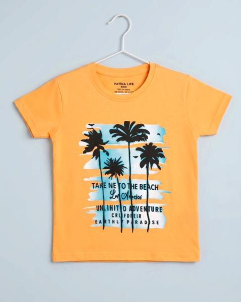 Футболка Dino (4-8) DN1075 yellow (лето)