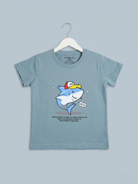 Футболка Dino (4-8) DN1088 grey (лето)
