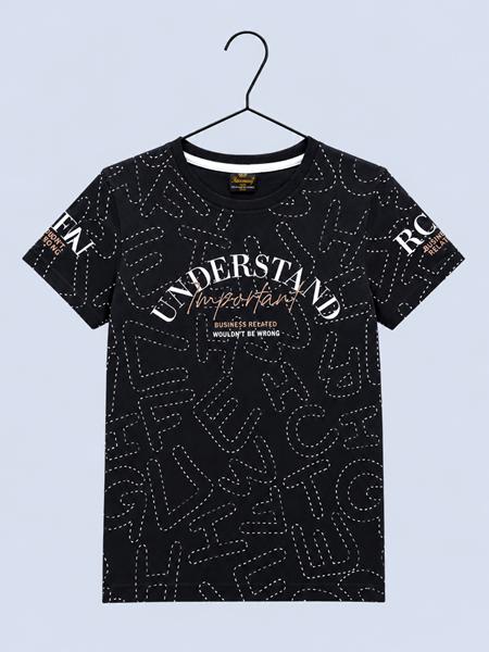 Футболка Dino (9-12) DN1173 black (лето)