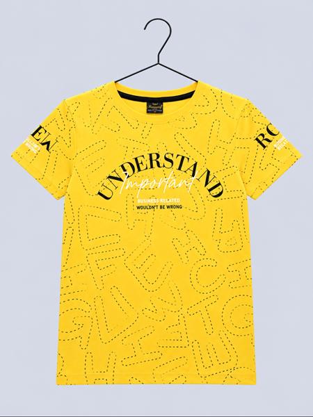 Футболка Dino (9-12) DN1176 yellow (лето)