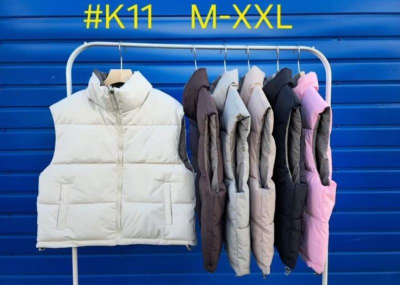 Жилетка Oukali (M-2XL) K11 white (деми)