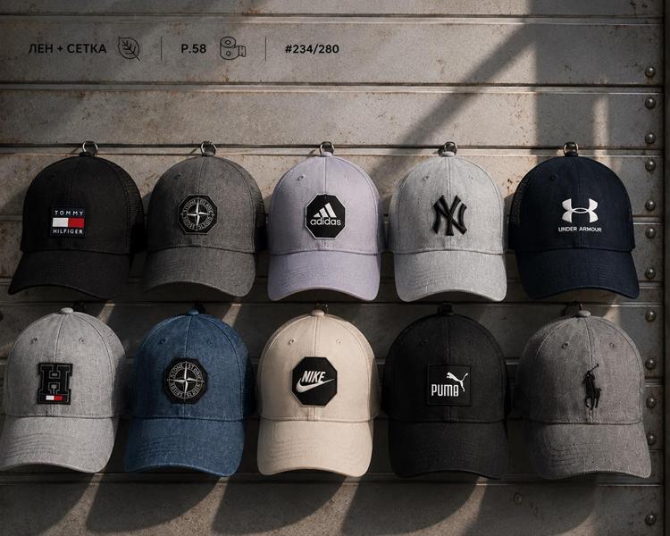 Кепка Street Cap (58) 234-280 mix (лето)