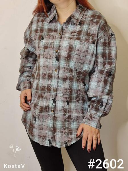 Рубашка Kosta (44-48) 2602 brown (деми)