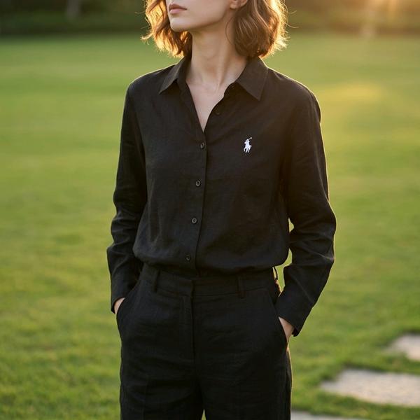 Рубашка Kosta (M-XL) 3561 black (деми)