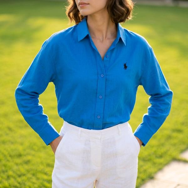 Рубашка Kosta (M-XL) 3561 blue (деми)