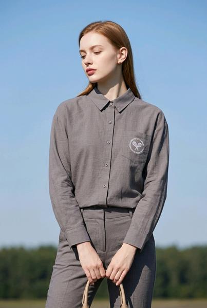 Рубашка Kosta (M-XL) 3567 grey (деми)