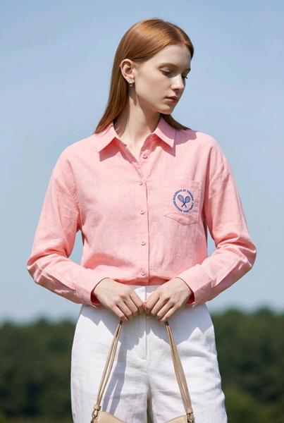 Рубашка Kosta (M-XL) 3567 pink (деми)