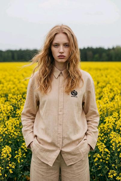 Рубашка Kosta (M-XL) 3570 beige (деми)