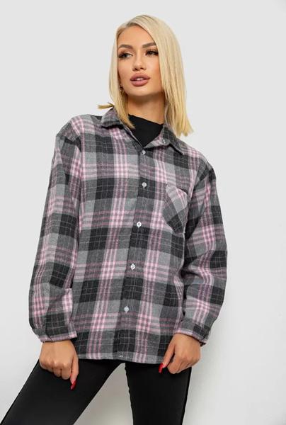 Рубашка Seven Group (M-2XL) 107-6 grey (деми)