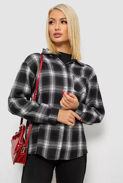 Рубашка Seven Group (M-2XL) 107-7 black (деми)