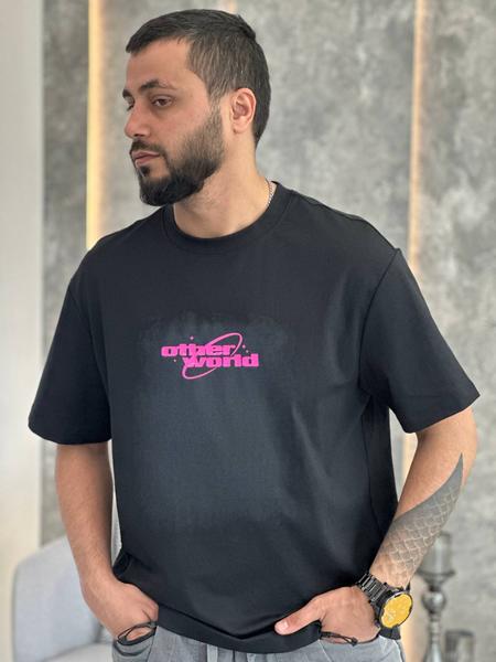 Футболка Balami (L-3XL) BL128 black (лето)