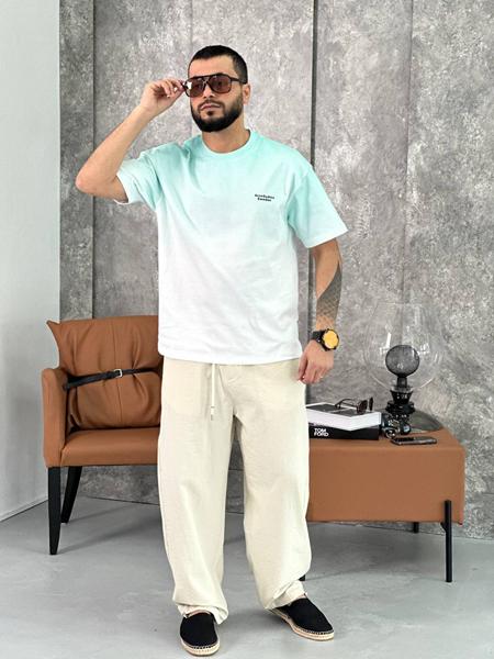 Футболка Balami (L-3XL) BL139 mint (лето)