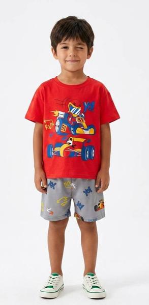 Костюм Malibu2 (3-7) 5676 red (лето)