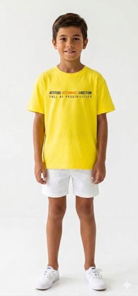 Футболка Malibu2 (9-12) 5680 yellow (лето)