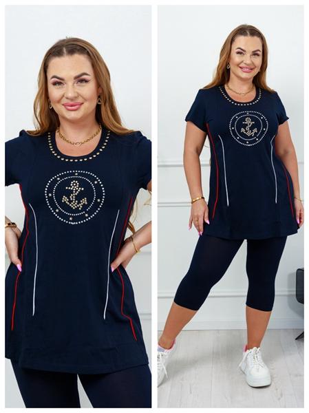 Костюм Vehuiah (2XL-4XL) 137333 navy (лето)