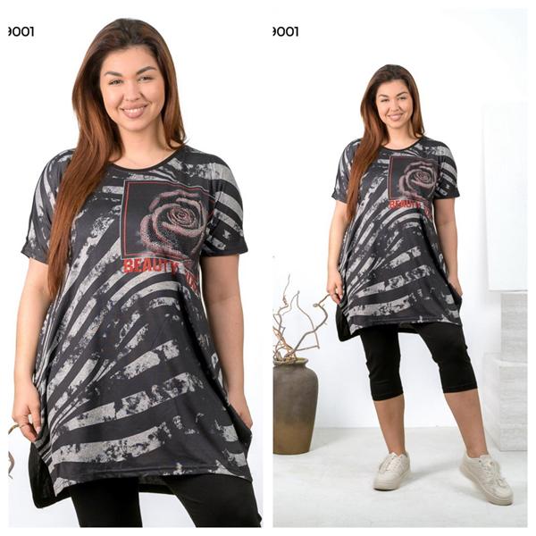 Туника Vehuiah (2XL) 19001 black (лето)