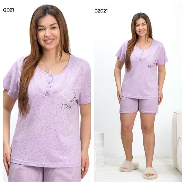 Пижама Vehuiah (2XL-4XL) 202021 lilac (лето)