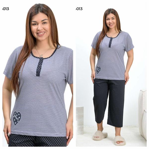 Костюм Vehuiah (2XL-4XL) 4013 black (лето)
