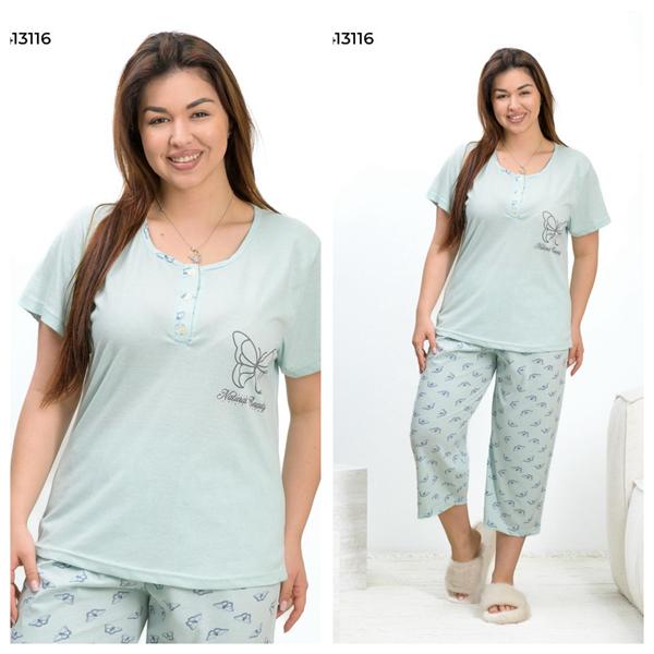 Пижама Vehuiah (2XL-4XL) 413116 mint (лето)