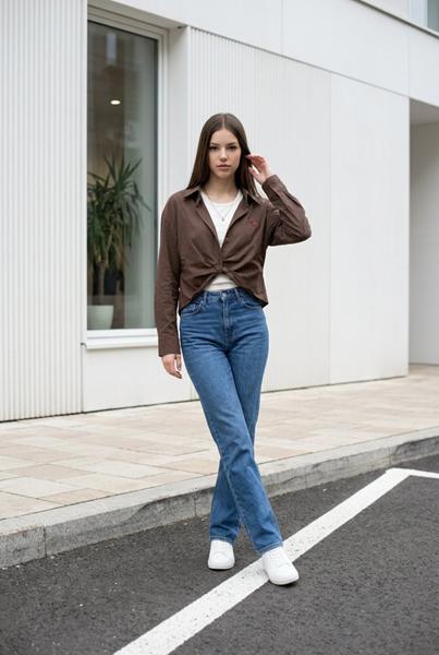 Рубашка Kosta (42-46) 1103 brown (деми)
