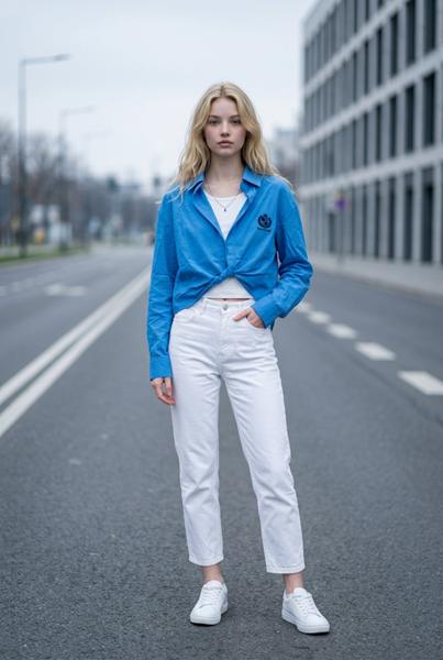 Рубашка Kosta (42-46) 1106 blue (деми)
