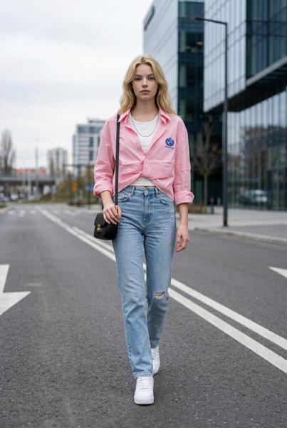 Рубашка Kosta (42-46) 1106 pink (деми)