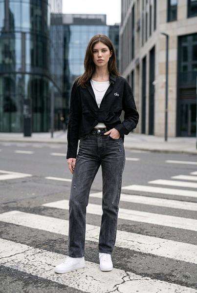Рубашка Kosta (42-46) 1107 black (деми)