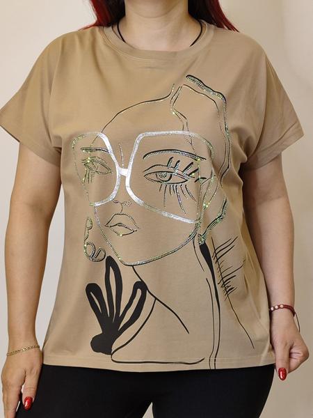 Футболка Kosta (48-52) 2230 beige (лето)