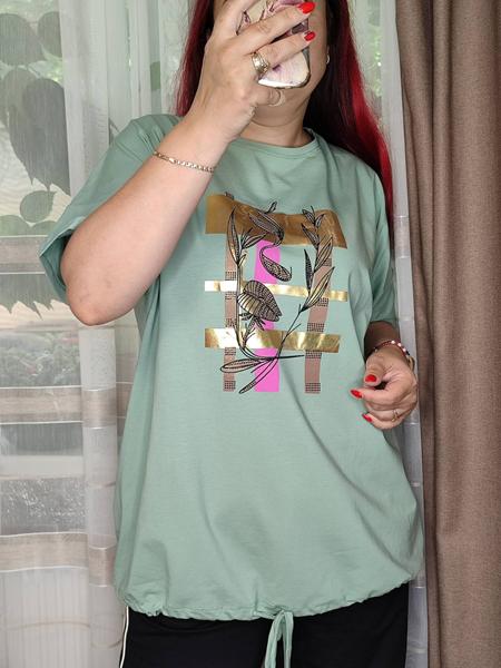 Футболка Kosta (L-XL) 3609 green (лето)