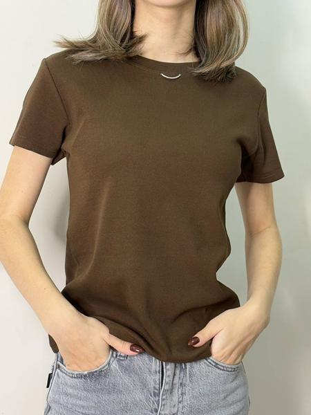 Футболка Kosta (42-46) H008 brown (лето)
