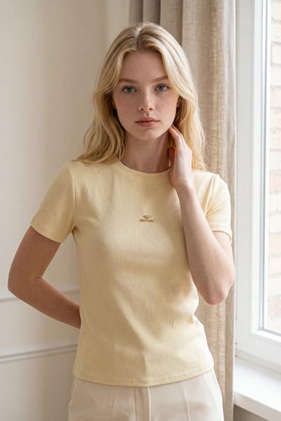 Футболка Kosta (42-46) H018 yellow (лето)