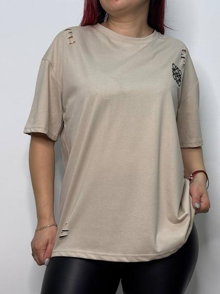 Футболка Kosta (48-52) PT0140 beige (лето)