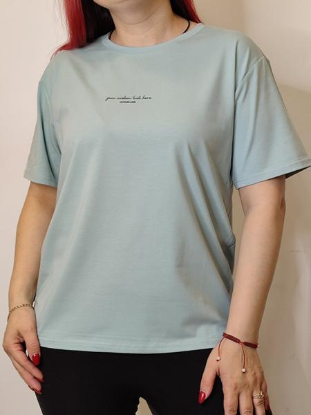 Футболка Kosta (48-52) Y121 l.blue (лето)