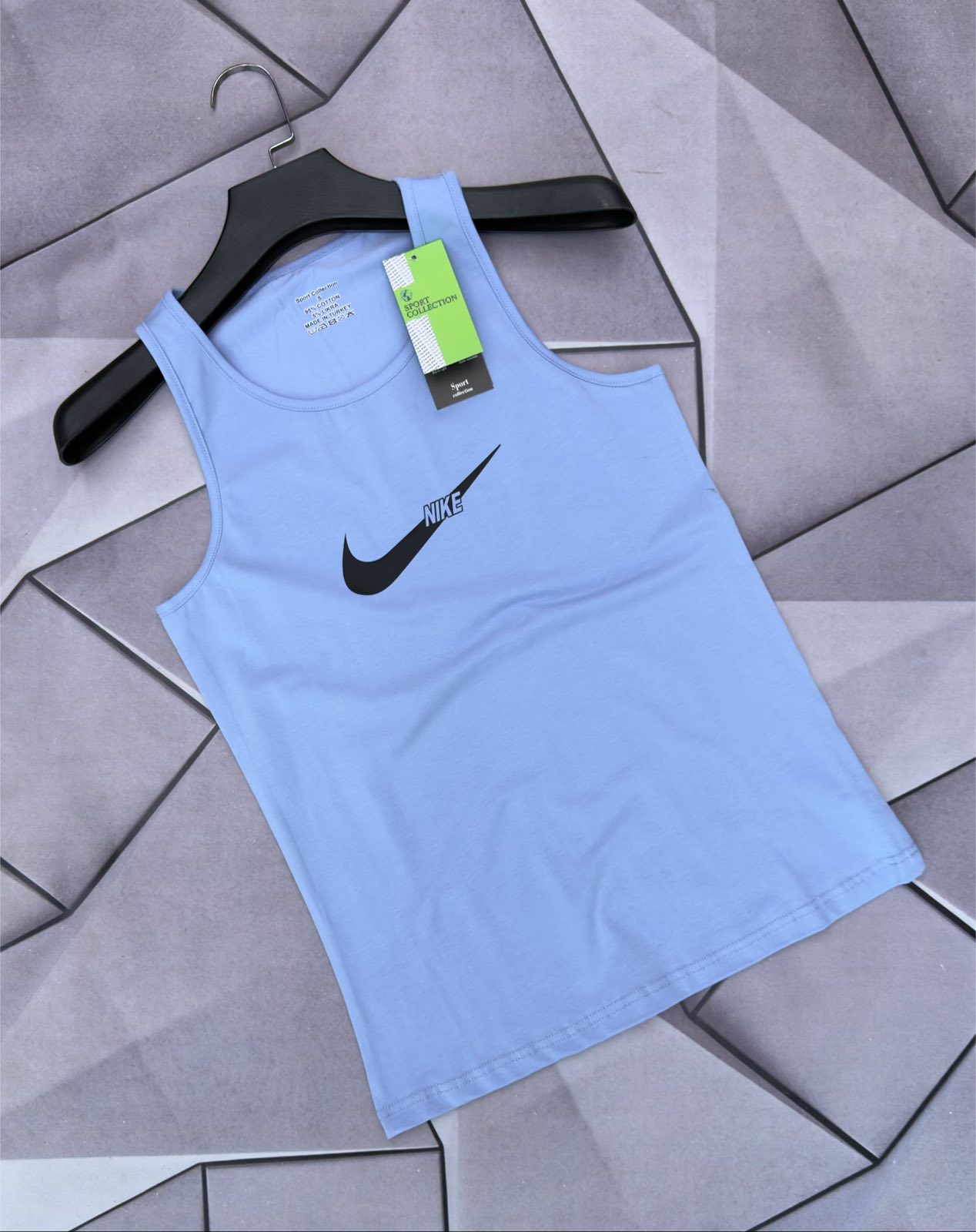Майка Rassul (S-2XL) 67811 l.blue (лето)