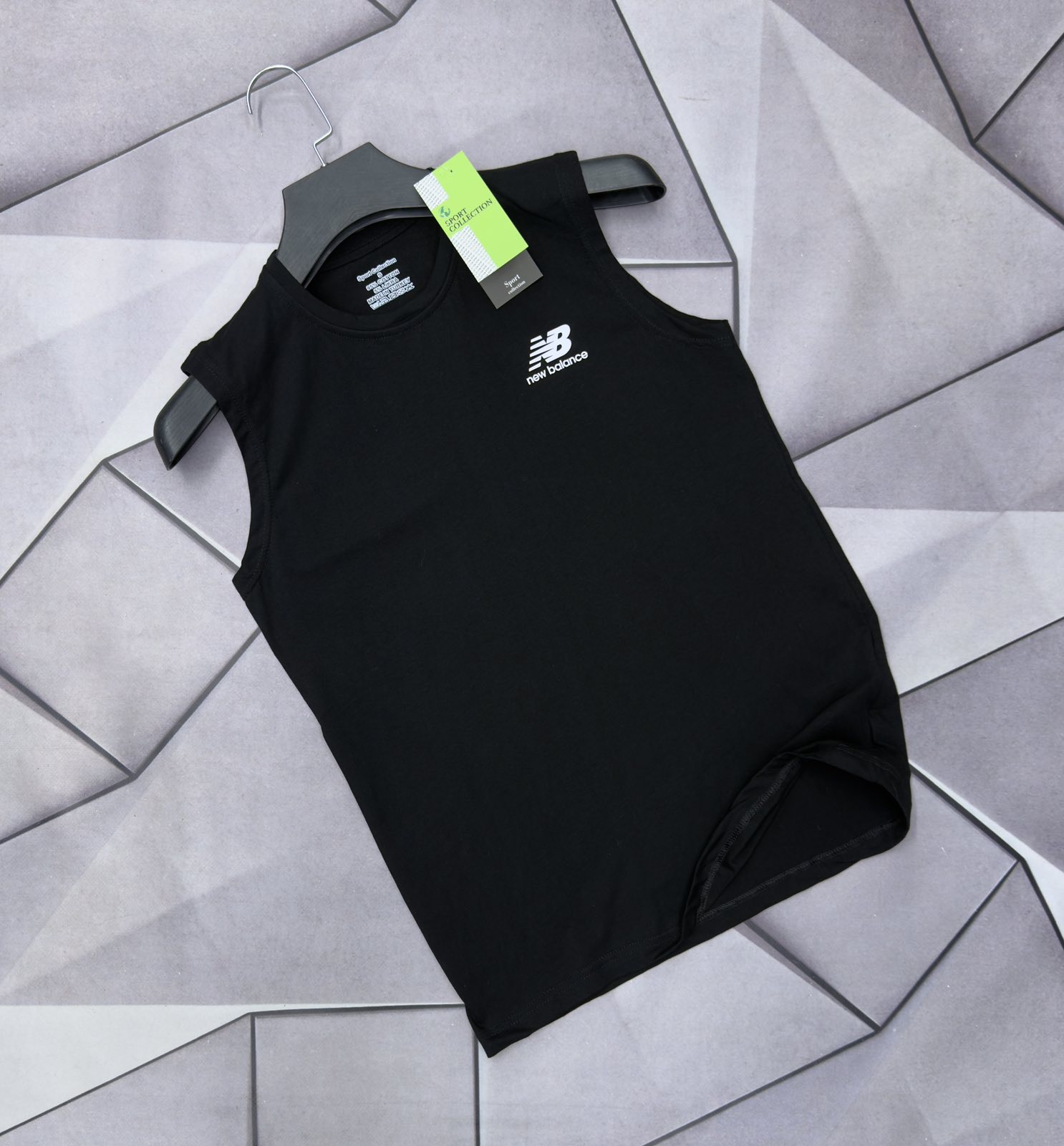 Майка Rassul (S-2XL) 67812 black (лето)